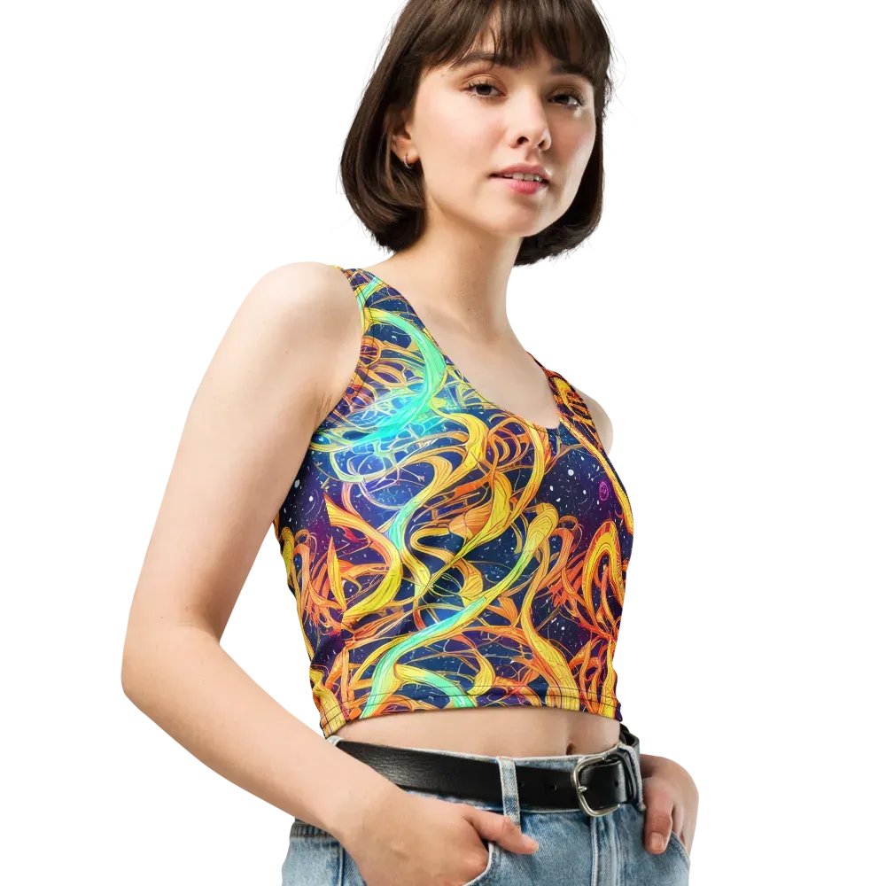 Granov Vortex on Crop Top — Right Front