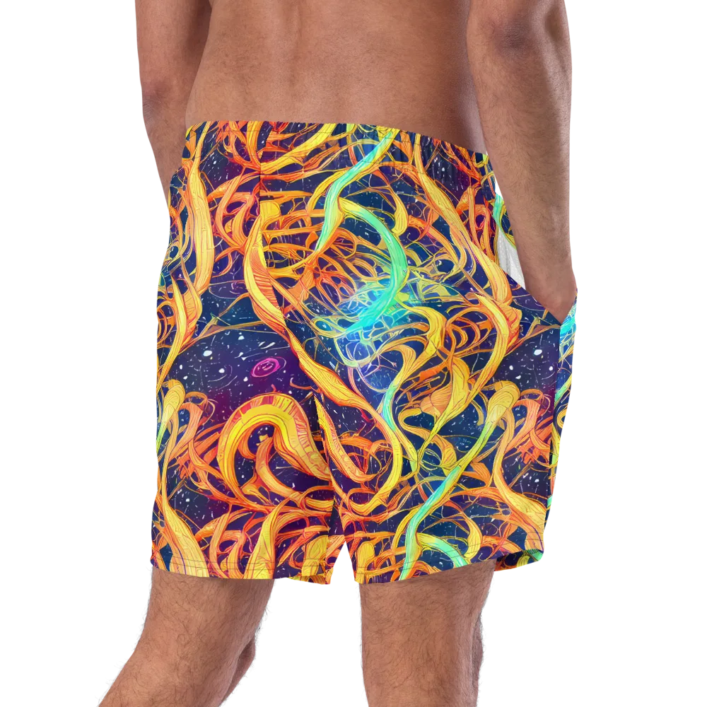 Granov Vortex on Swim Trunks — Right Back