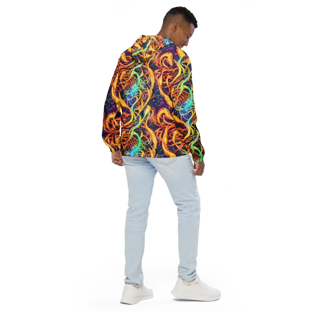 Granov Vortex on Men's Windbreaker — Back