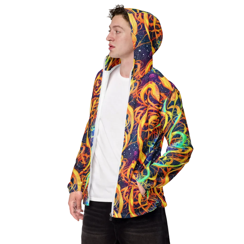 Granov Vortex on Men's Windbreaker — Left Front