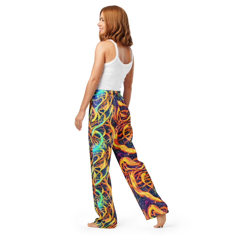 Granov Vortex on Women's Pajama Pants — Back