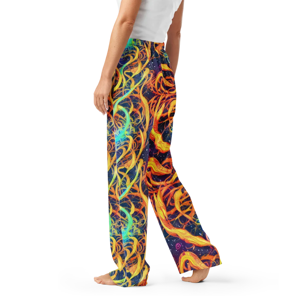 Granov Vortex on Women's Pajama Pants — Left