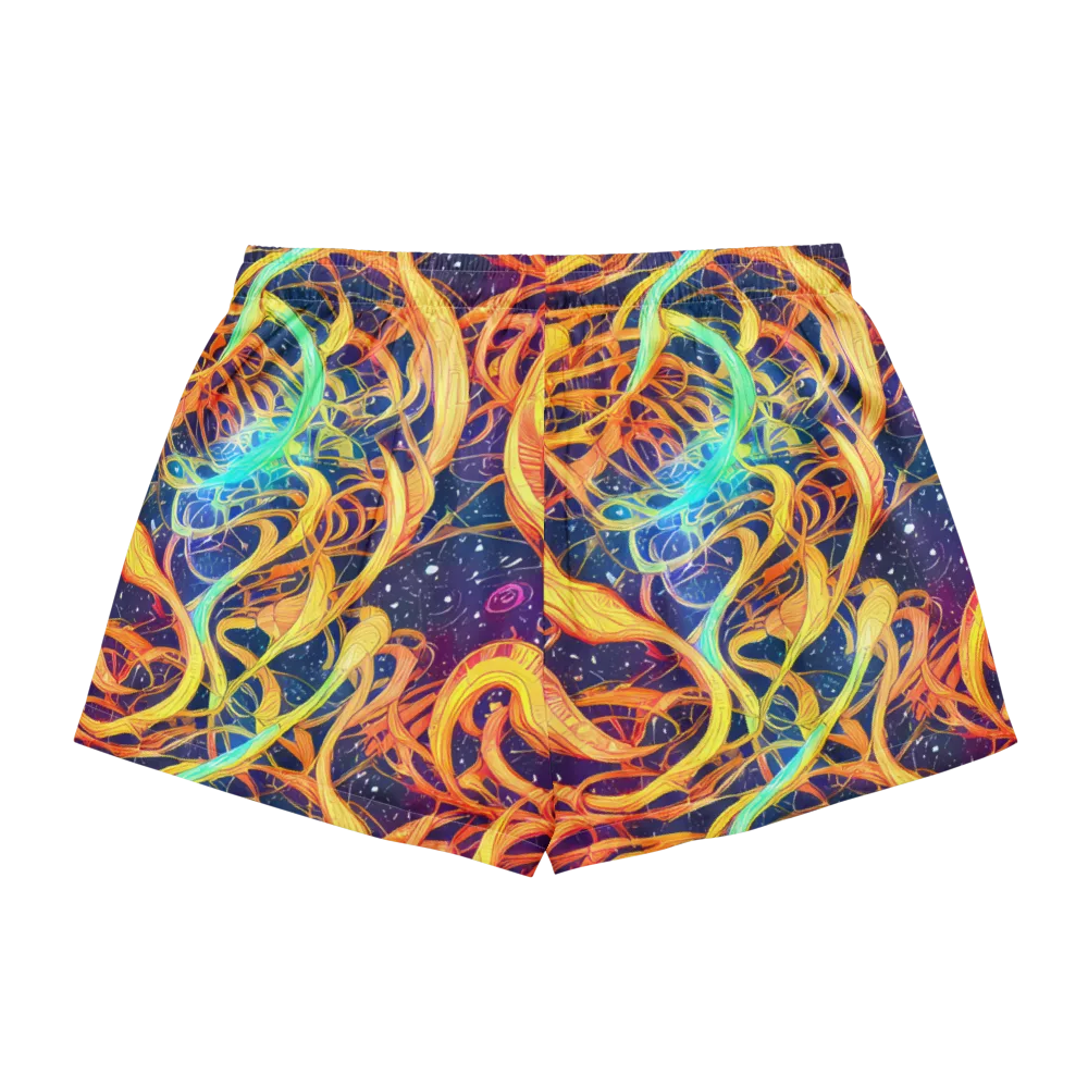 Granov Vortex on Women's Pajama Shorts — Back