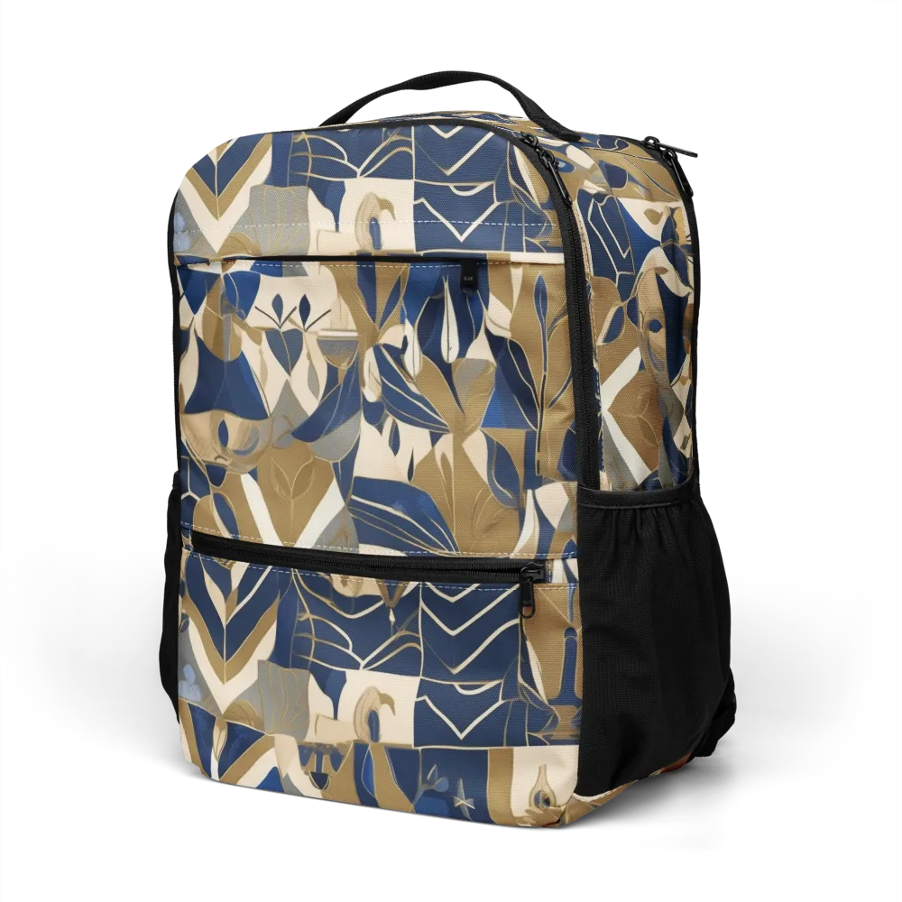 Gilded Petals on Utility Backpack — Left Front