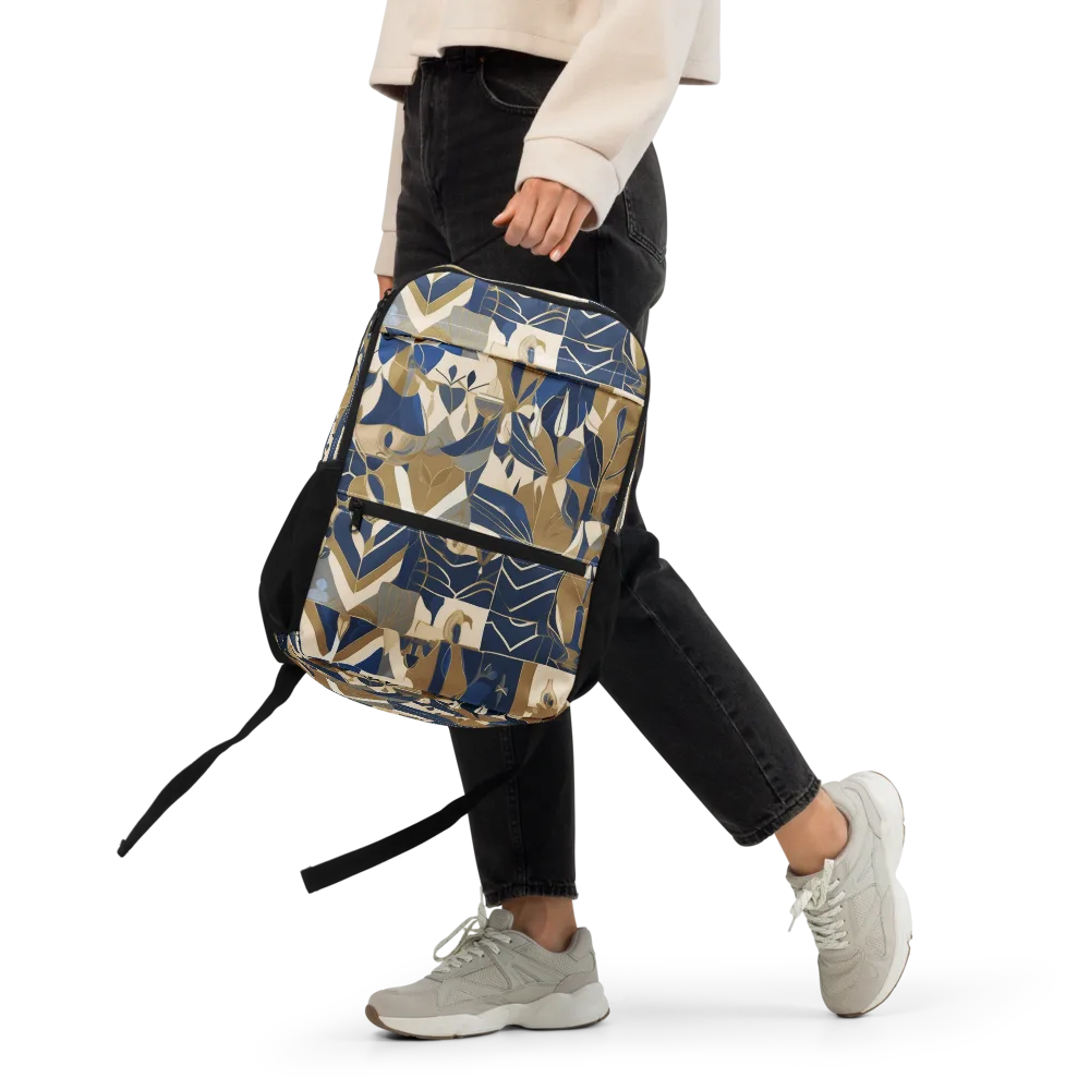 Gilded Petals on Utility Backpack — Front