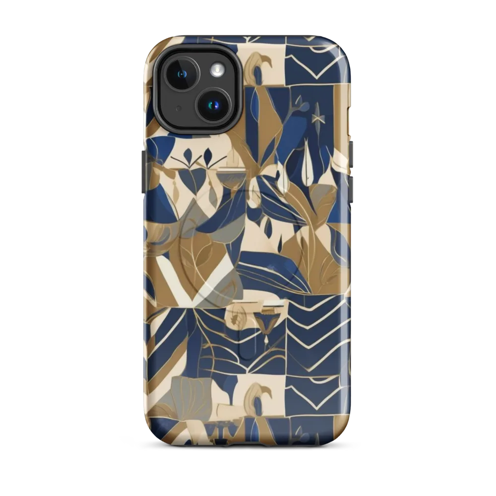 Gilded Petals on MagSafe Tough Case for iPhone® — Front