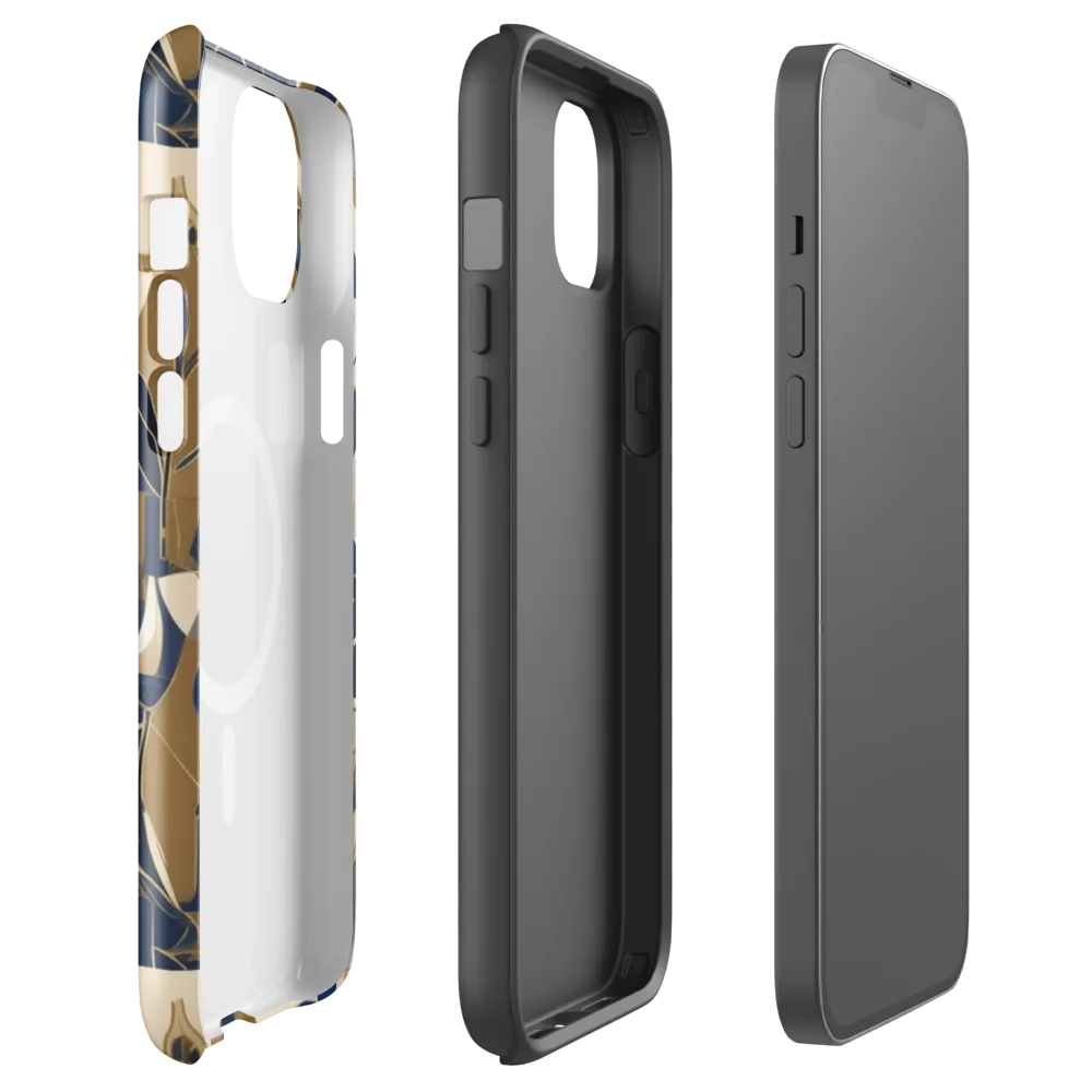 Gilded Petals on MagSafe Tough Case for iPhone® — Front