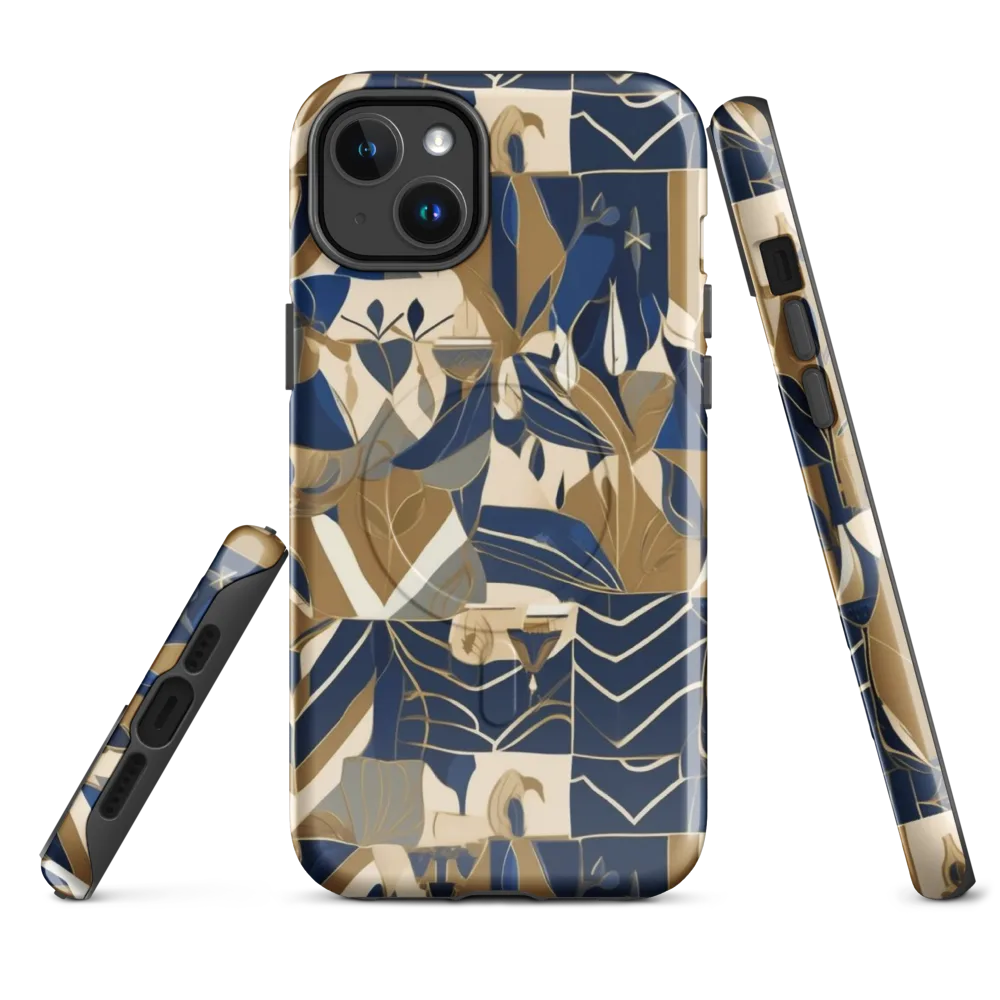 Gilded Petals on MagSafe Tough Case for iPhone® — Front