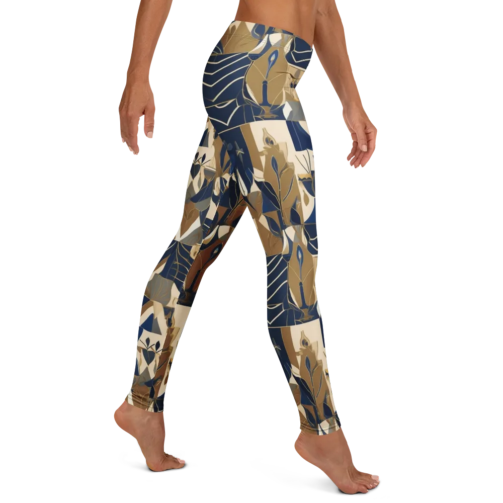 Gilded Petals on Leggings — Right