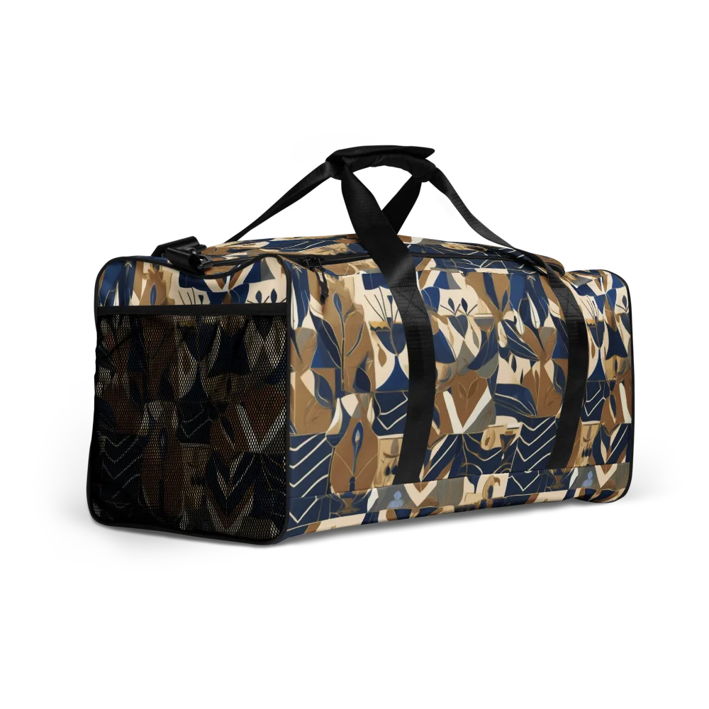 Gilded Petals on Duffle Bag — Right Front