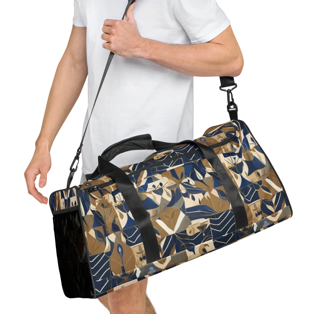 Gilded Petals on Duffle Bag — Right Front