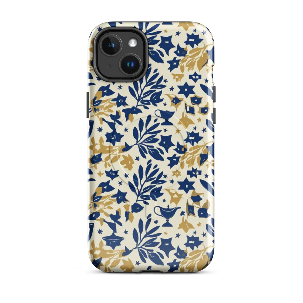 Gilded Hanukkah Garden on MagSafe Tough Case for iPhone® — Front