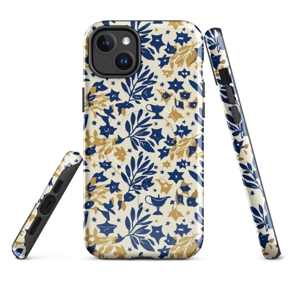 Gilded Hanukkah Garden on MagSafe Tough Case for iPhone® — Front