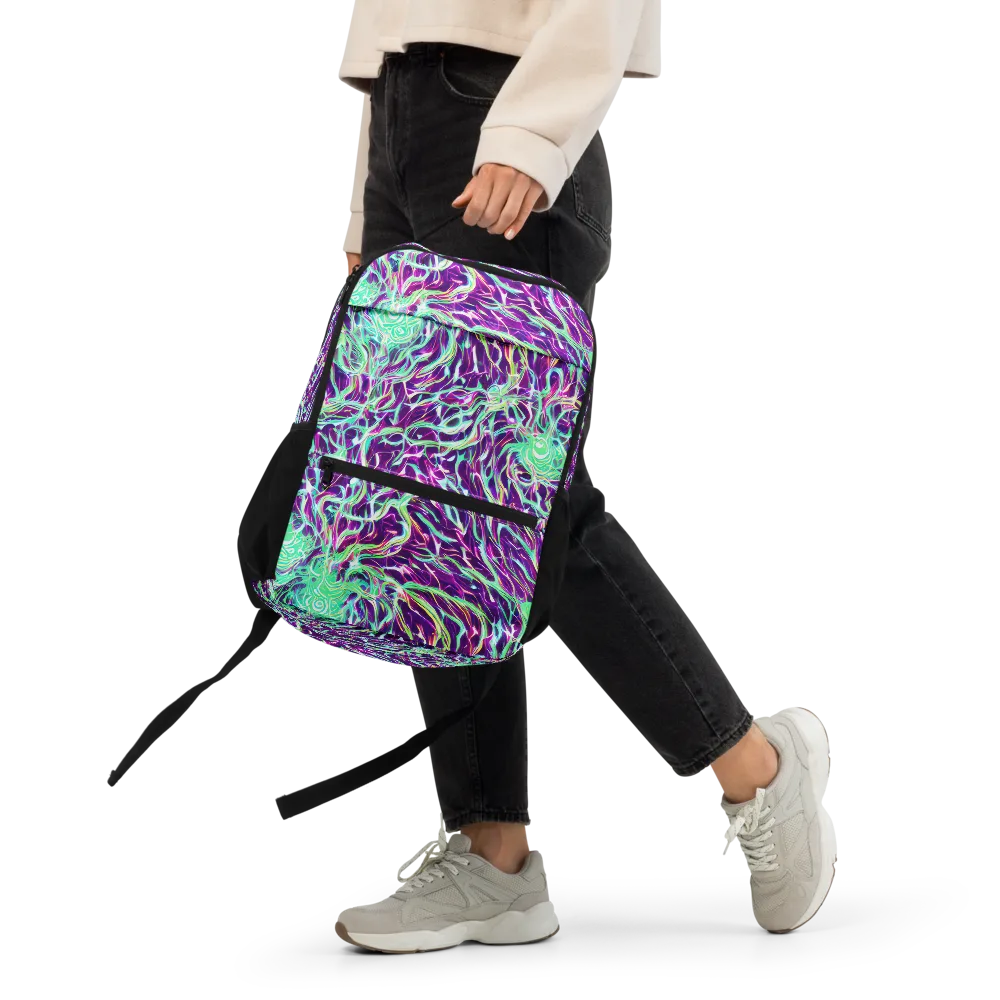 Vivid Nebula on Utility Backpack — Front