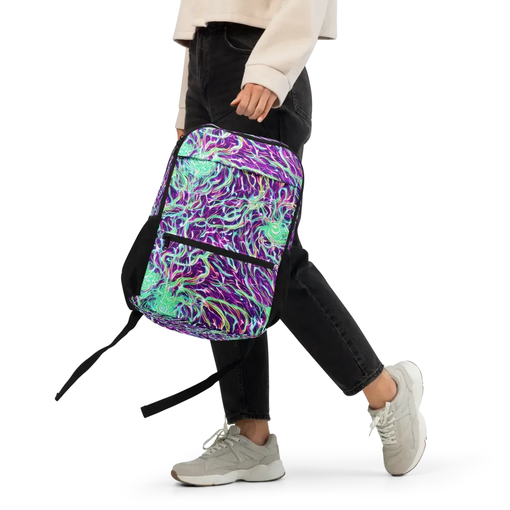 Vivid Nebula on Utility Backpack — Front
