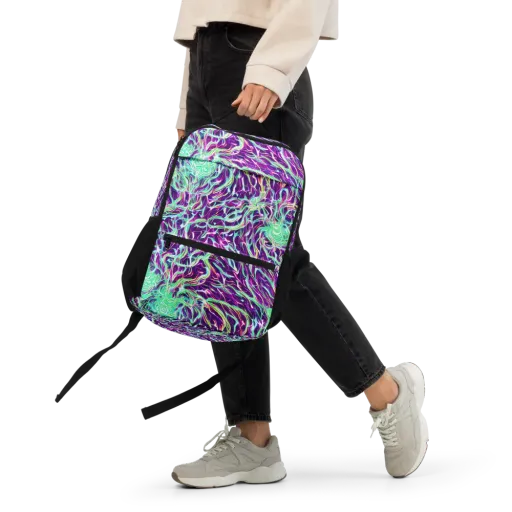 Vivid Nebula on a Utility Backpack