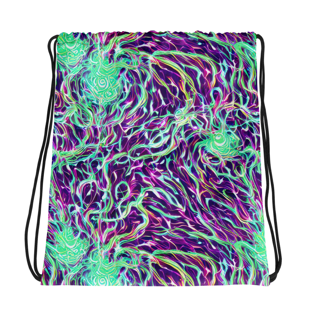 Vivid Nebula on Drawstring Bag — Photo