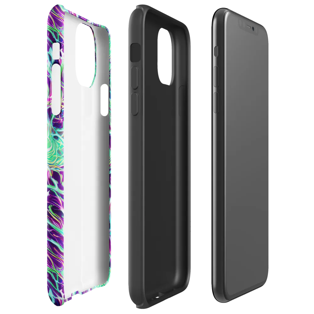 Vivid Nebula on Tough Case for iPhone® — Right