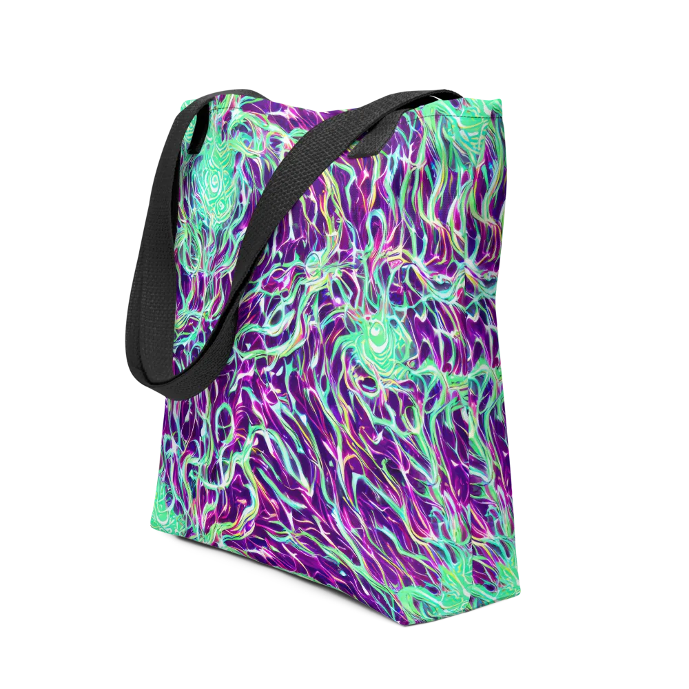 Vivid Nebula on Tote Bag — Front