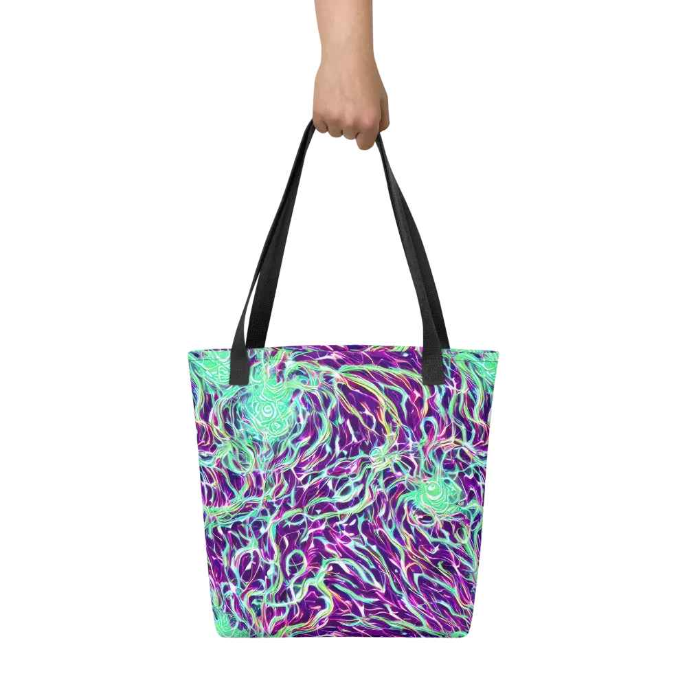 Vivid Nebula on Tote Bag — Front