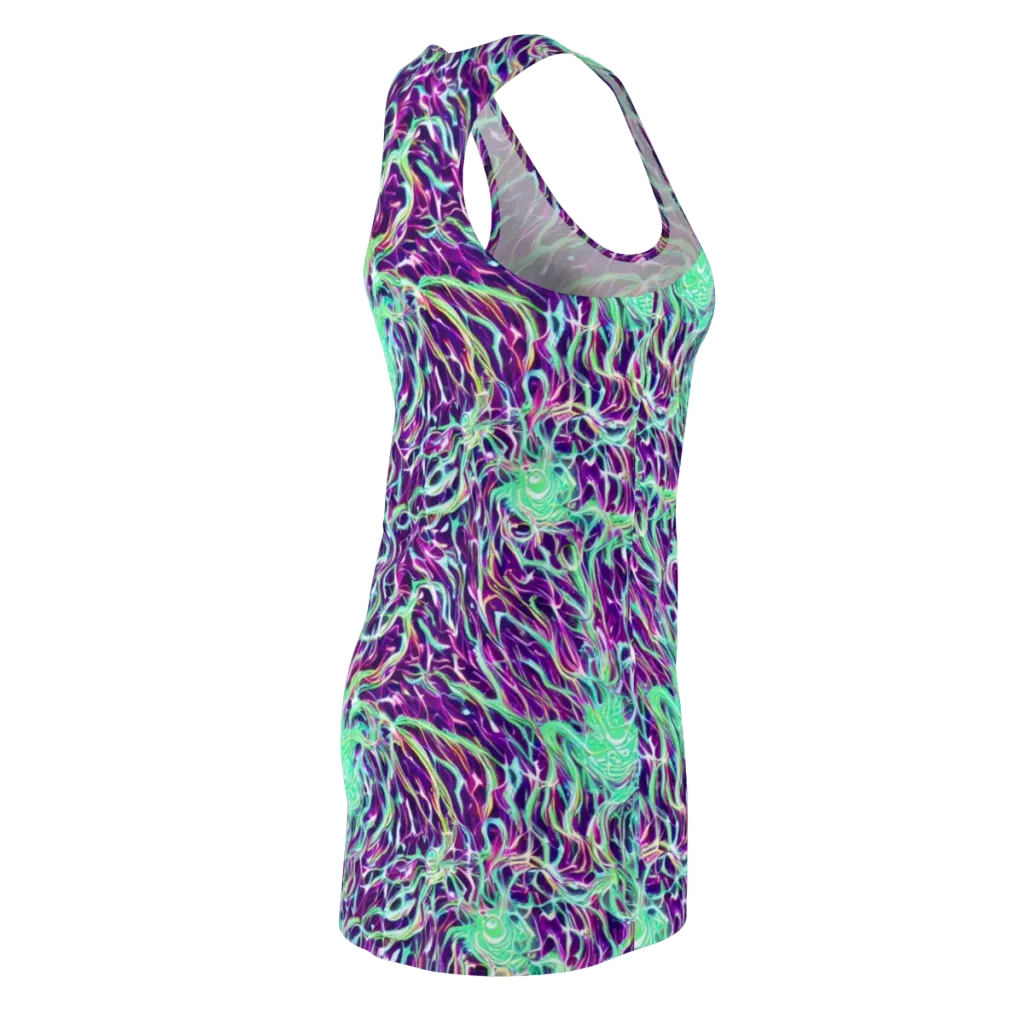 Vivid Nebula on Racerback Dress — Back Side