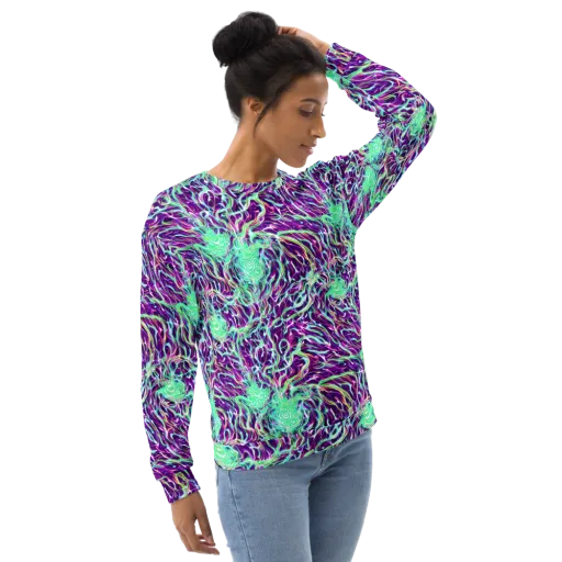 Vivid Nebula on a Sweatshirt