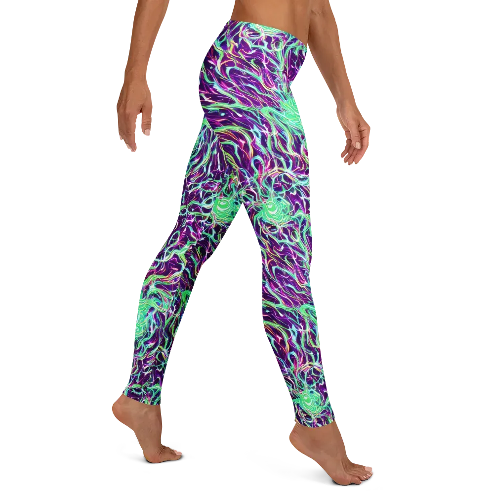 Vivid Nebula on Leggings — Right