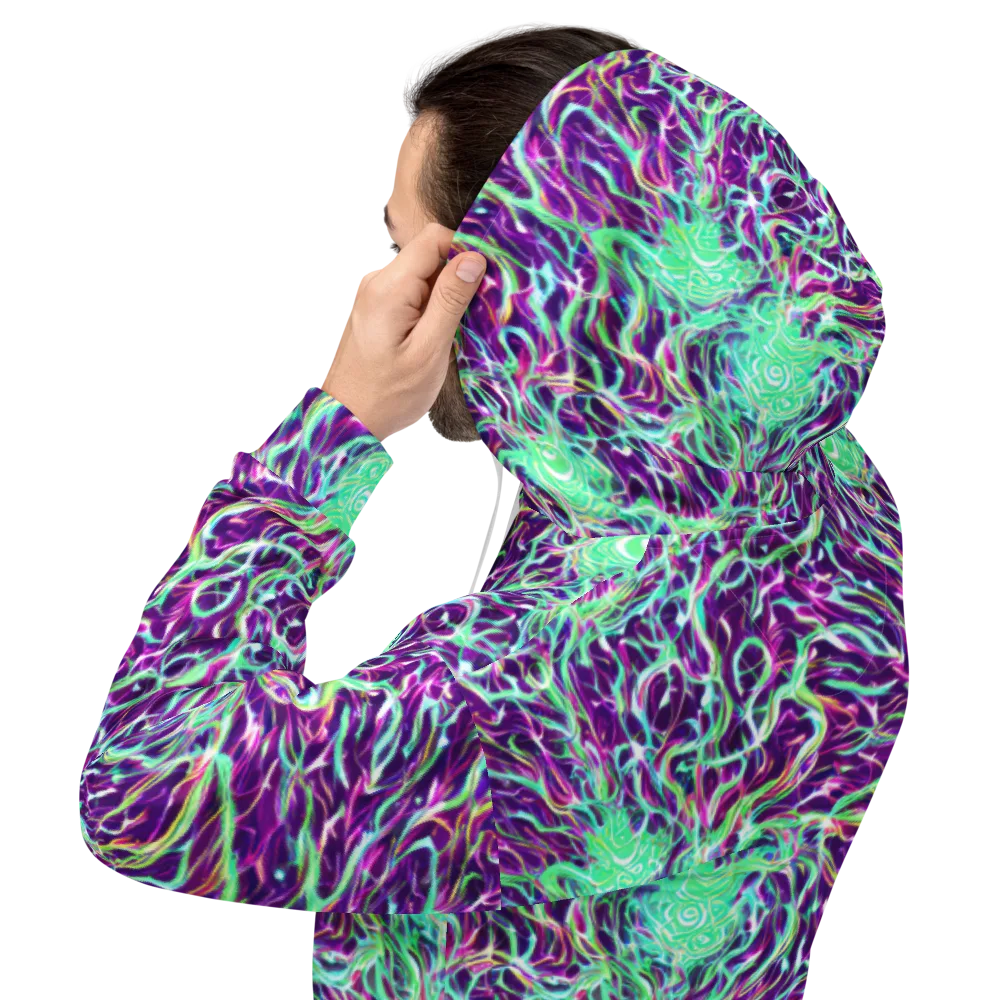 Vivid Nebula on Hoodie — Back