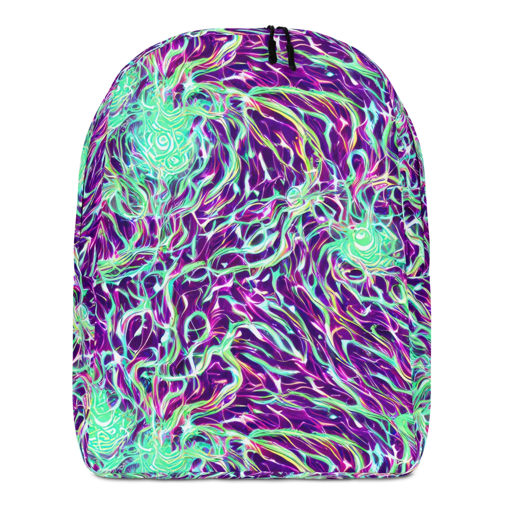 Vivid Nebula on Minimalist Backpack — Front