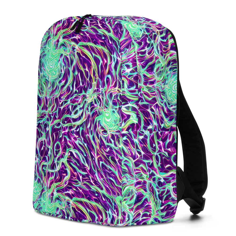 Vivid Nebula on Minimalist Backpack — Left