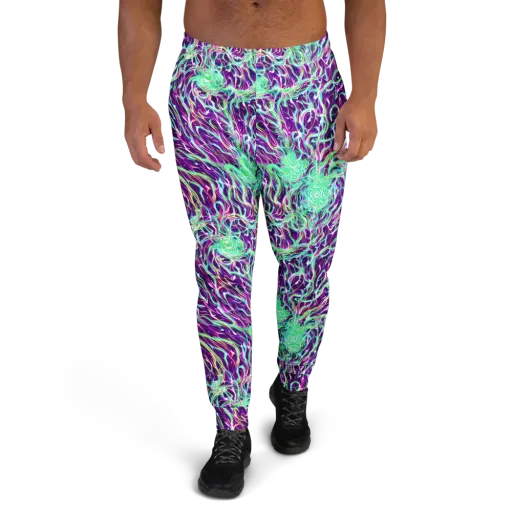 Vivid Nebula on a Men's Joggers
