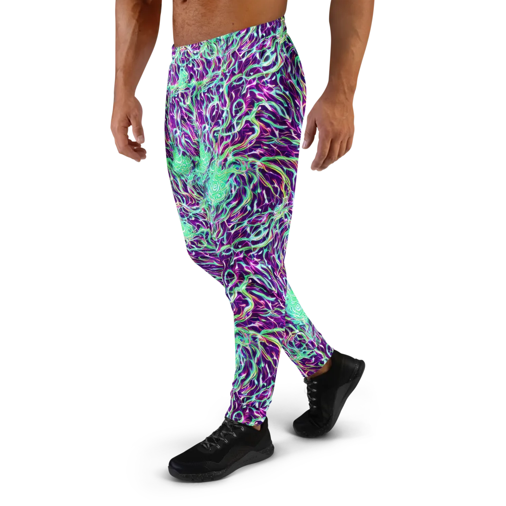 Vivid Nebula on Men's Joggers — Left