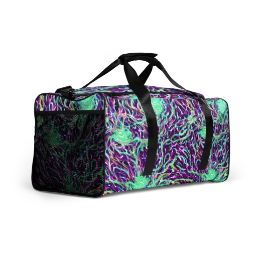 Vivid Nebula on a Duffle Bag