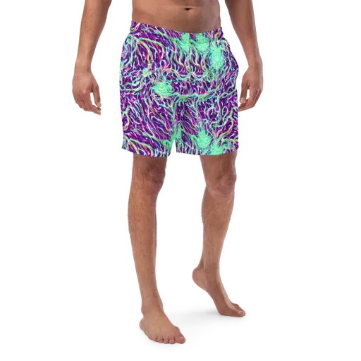 Vivid Nebula on a Swim Trunks