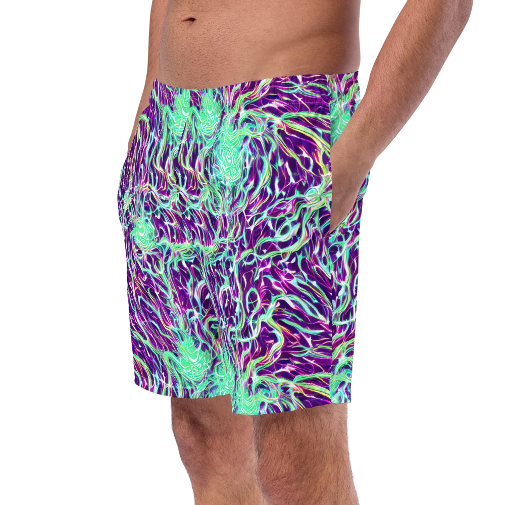 Vivid Nebula on Swim Trunks — Left Front