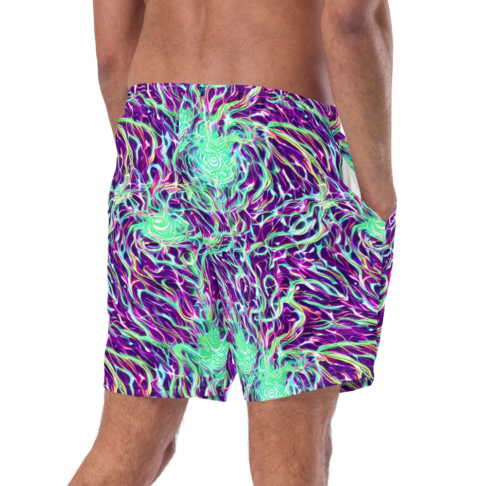 Vivid Nebula on Swim Trunks — Right Back