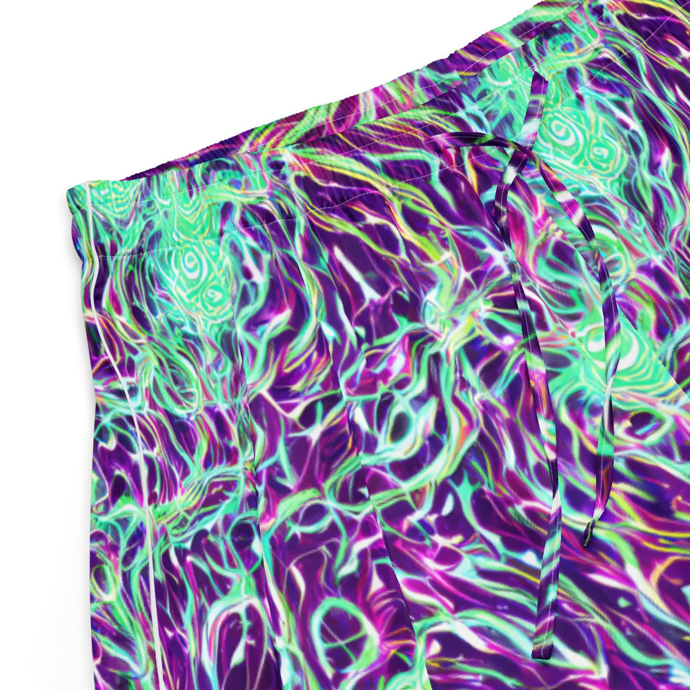 Vivid Nebula on Women's Pajama Shorts — Product details