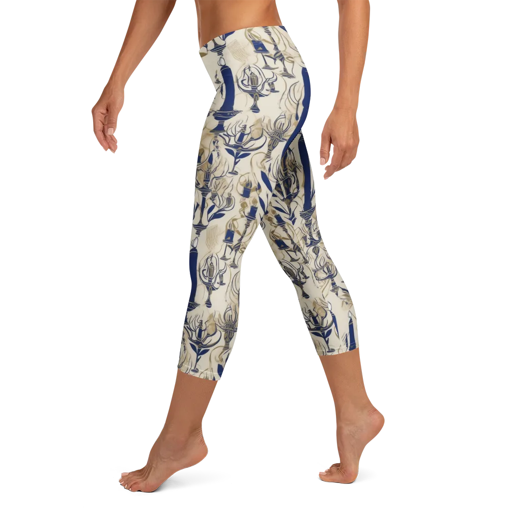 Candlelit Conservatory on Capri Leggings — Left
