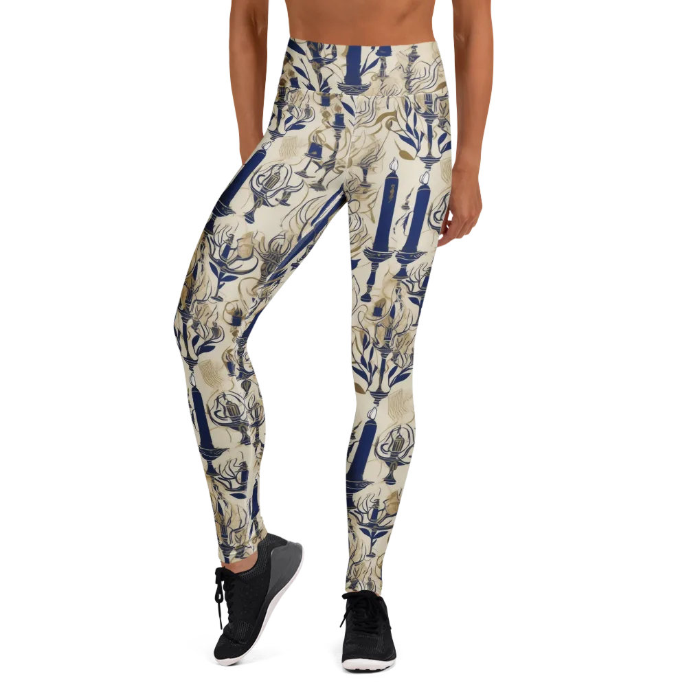Candlelit Conservatory on Yoga Leggings — Front