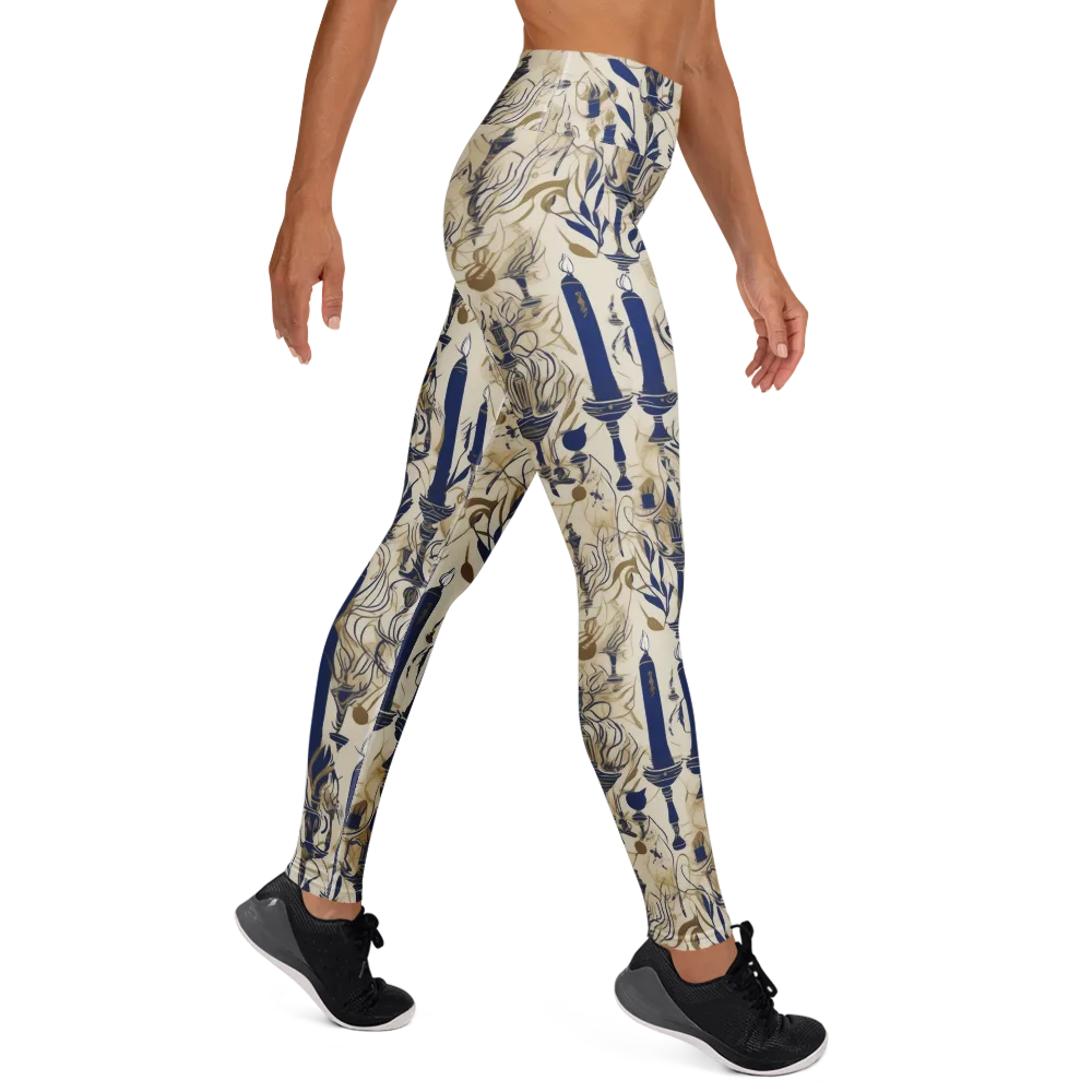 Candlelit Conservatory on Yoga Leggings — Right