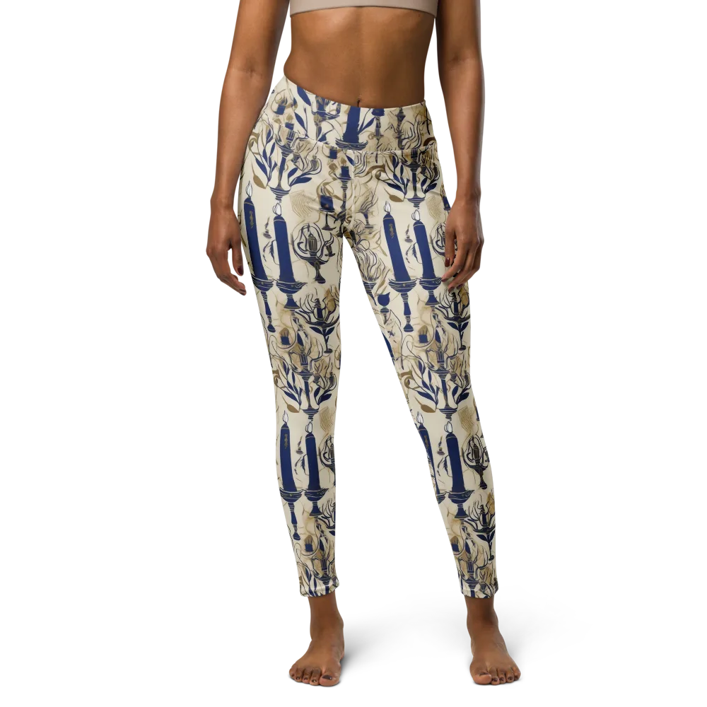 Candlelit Conservatory on Yoga Leggings — Front