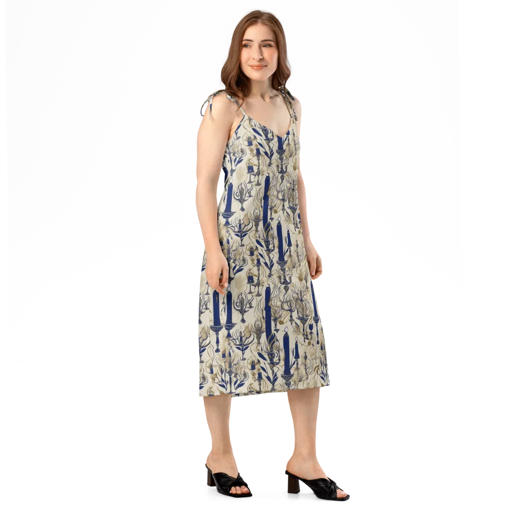 Candlelit Conservatory on Slip Dress — Right Front