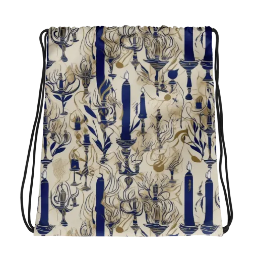Candlelit Conservatory on a Drawstring Bag