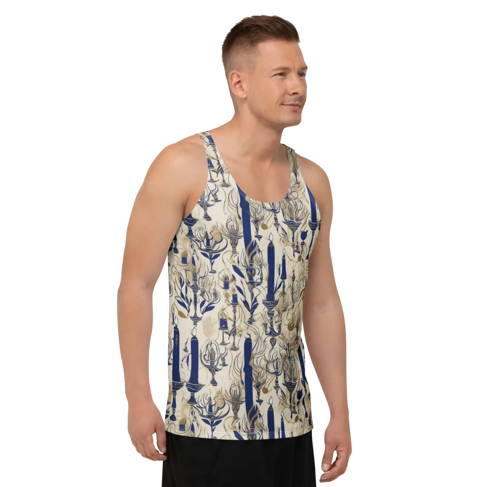 Candlelit Conservatory on Men's Tank Top — Right Front