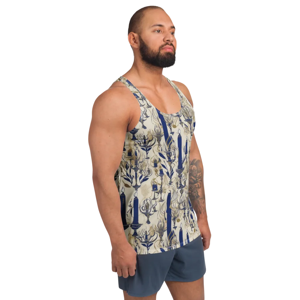 Candlelit Conservatory on Men's Tank Top — Right Front