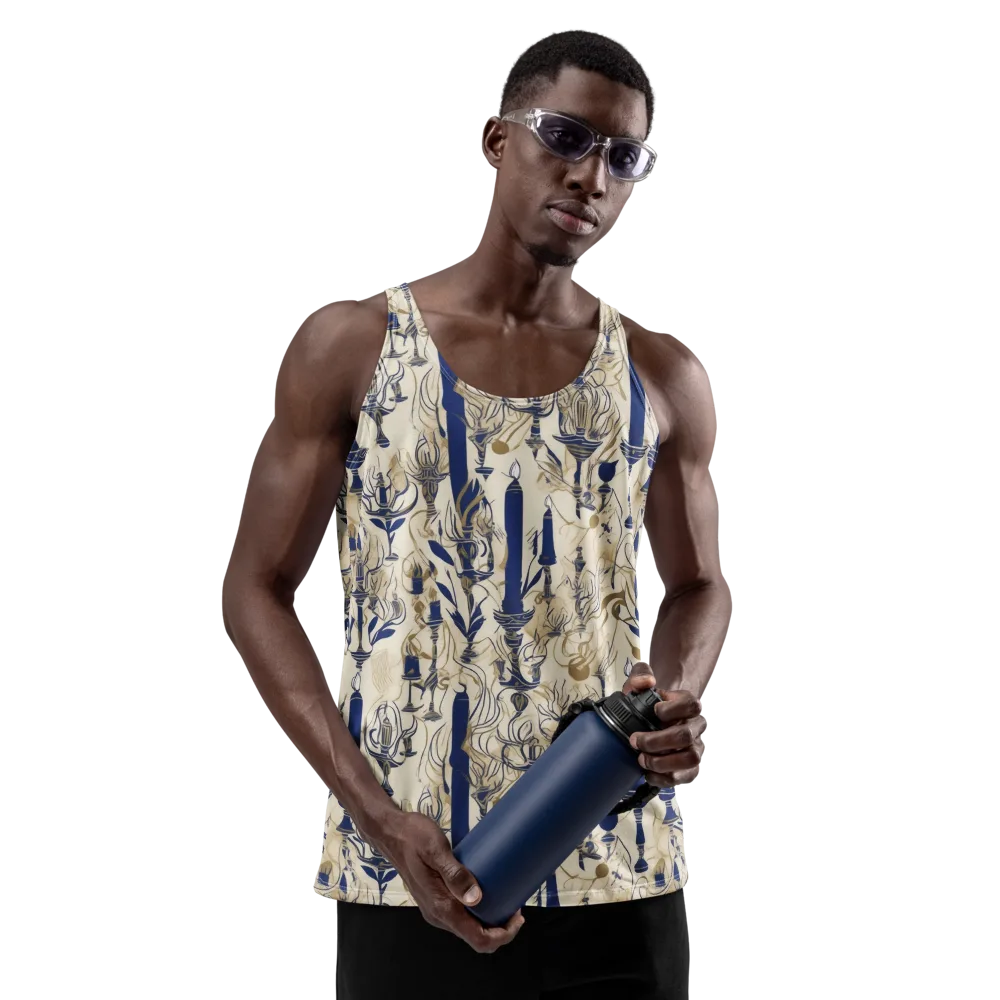 Candlelit Conservatory on Men's Tank Top — Front