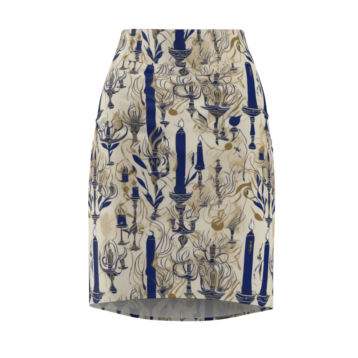 Candlelit Conservatory on Pencil Skirt — Front