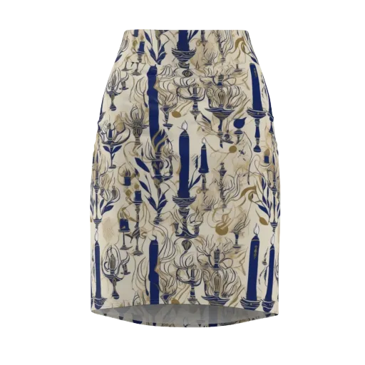 Candlelit Conservatory on a Pencil Skirt