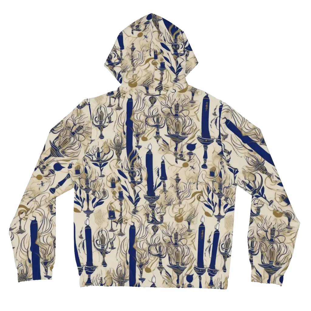 Candlelit Conservatory on Women's Full-Zip Hoodie — Back