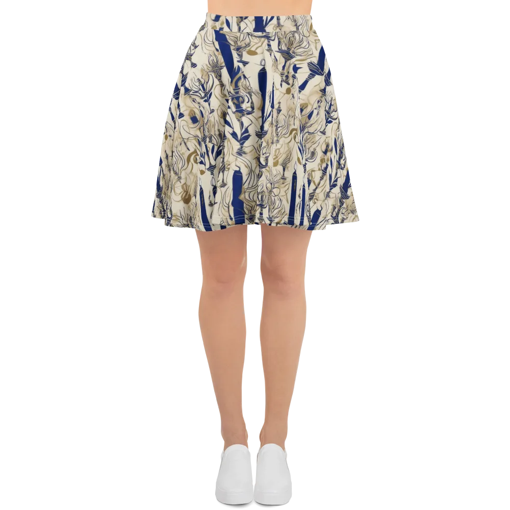Candlelit Conservatory on Skater Skirt — Front